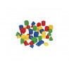Accessoires pour geometrie eduplay formes geometriques 3d 10 formes differentes 40 pieces 4 coloris assortis