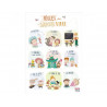 Posters souples bouchut savoir vivre supports ludiques materiau souple 150g 52x76 cm