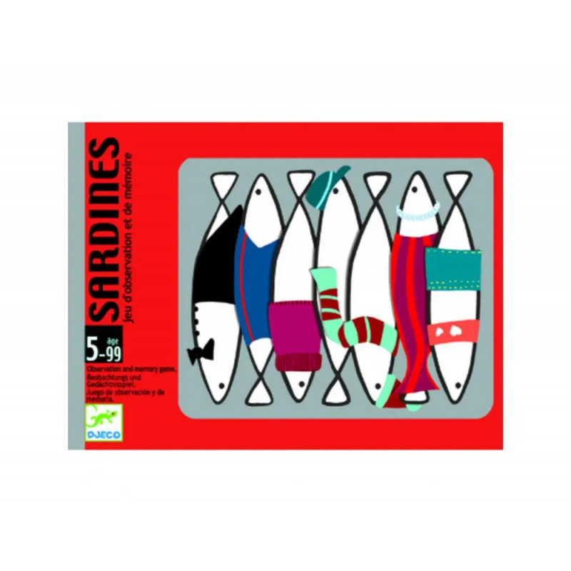 Jeu d'observation sardines djeco