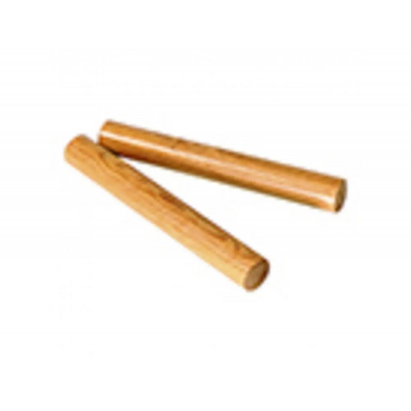 Claves coco fuzeau percussions 20x3cm la paire