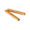 Claves coco fuzeau percussions 20x3cm la paire