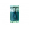 Classpack pinceaux et brosses poils de poney manches en bois et virole en alu 144 pieces assorties
