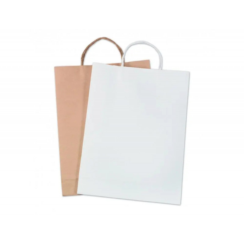 Lot sacs papier kraft folia 24x31cm 125g 20 unites coloris brun
