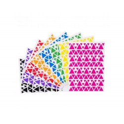 Gommette triangulaire...