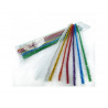 Chenille innspiro brins diametre 6mm longueur 30 cm coloris scintillants irises lot de 25 unites
