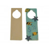 Plaque pour poignee de porte graine creative bois 23x8x0,5cm a decorer