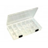 Boite rangement 18 cases graine creative plastique transparent 21x11x3 cm