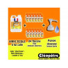 Colle vinylique cleopatre vinyl ecole rapide multi materiaux sans solvantclasspack 24 flacons