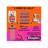 Colle transparente cleopatre sans solvant base eau classpack 24 flacons 80g 5kg colle transparente + 1 pompe