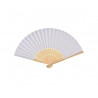 Eventails culture club en bois et papier a decorer 12 unites