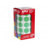 Gommette apli ronde 20mm coloris vert rouleau 1770 unites
