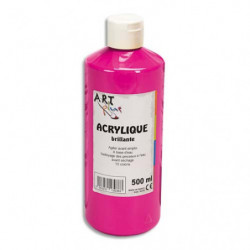 ART PLUS Acrylique brillante 500ml Rouge primaire