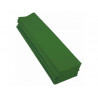 Papier crepon clairefontaine standard 0,5x2m crepage 40% coloris vert fonce paquet 10 feuilles