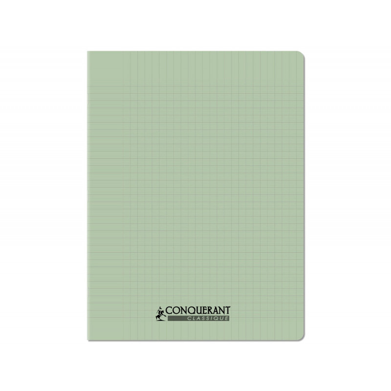 Cahier conquerant poplypropylene indechirable et lavable papier velin extra 24x32 cm 96 pages seyes