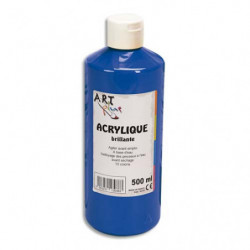 ART PLUS Acrylique brillante 500ml Bleu outremer