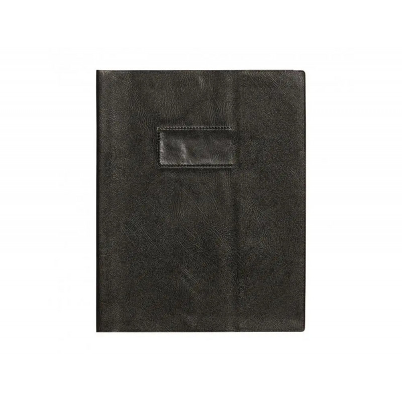Protege-cahier clairefontaine 17x22cm plastique 22/100e opaque coloris noir