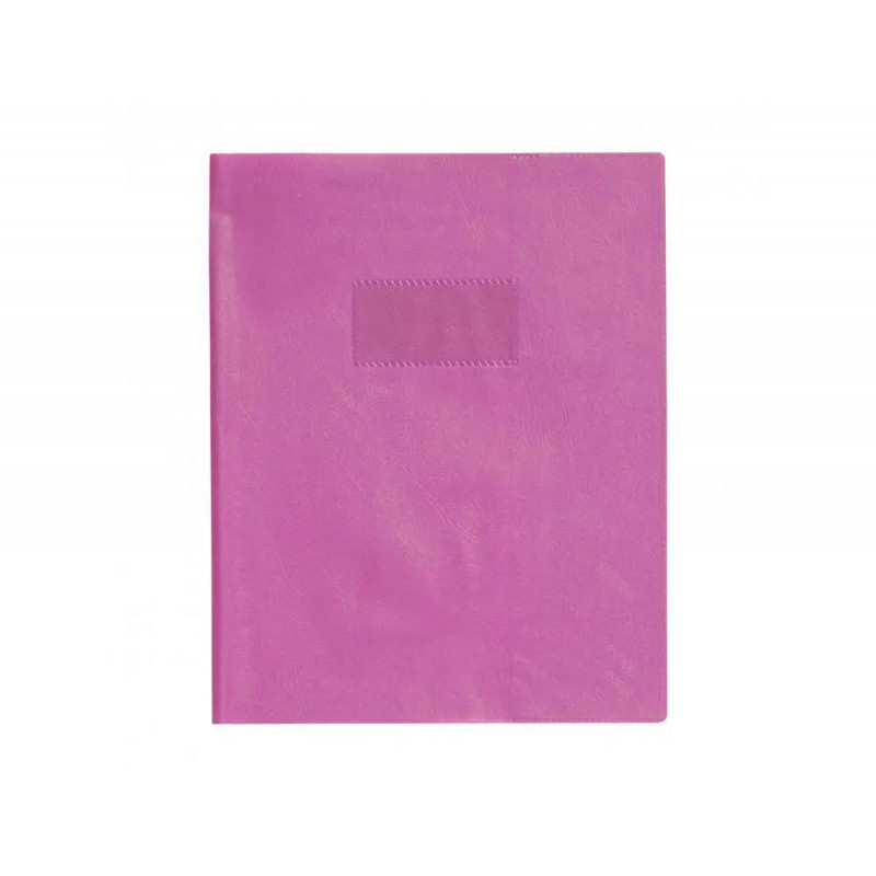 Protege-cahier clairefontaine 17x22cm plastique 22/100e opaque coloris violet