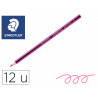 Crayons staedtler noris colour 185 coloris rose pochette de 12