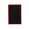 Ardoise wonday plastique 16x24cm 1 face quadrillee 1 face unie coloris noir