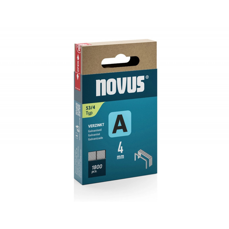 Agrafes pour cloueur 53/4 novus boite de 1800