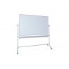 Tableau blanc mobile reversible dahle double face laque feutre effacable a sec pivotement 360 degres 4