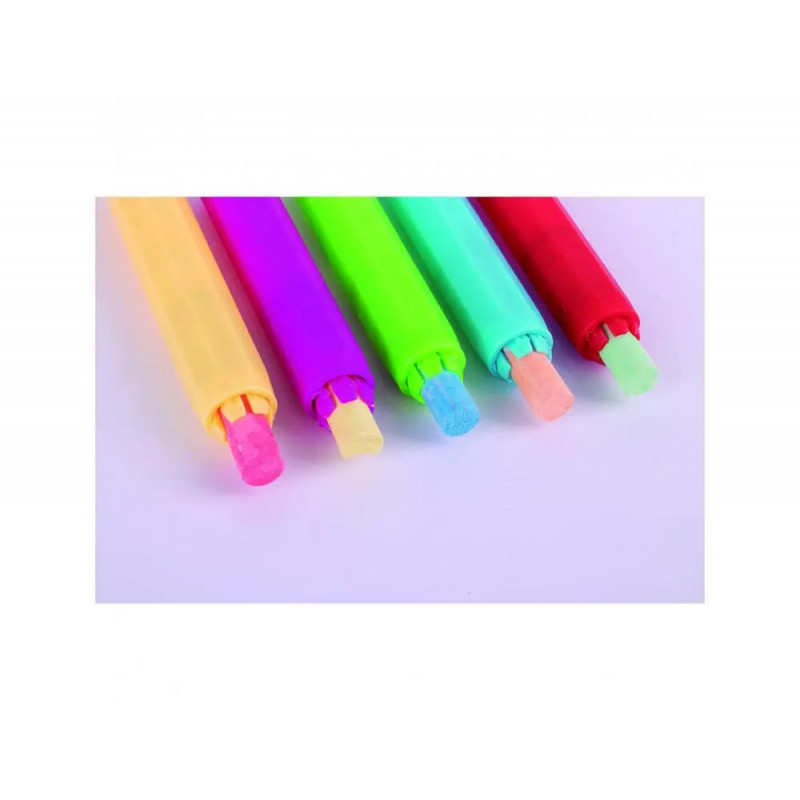 Porte-craies apli coloris assortis 5 unites