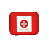 Trousse de secours farmor universelle 5 a 10 personnes multi poches de rangement coloris rouge