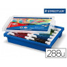Crayon wopex staedtler noris colour 185 ultra-résistant coloris assortis coffret école 288 unités
