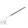Pinceau o'color poils poney nº2 ideal gouache et aquarellevirole aluminium manche bois laque lot 10 unites