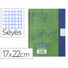 Cahier pique clairefontaine brouillon couverture carte offset papier velin surfin 17x22cm 48p seyes 56g coloris vert