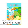 Poster bouchut grandremy pedagogique seasons and weather support souple 300gr pellicule 52x76cm effacable a sec