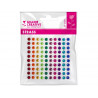 1 planche graine creative de 100 strass 5 mm couleurs vives