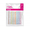 1 planche graine creative de 100 strass 5 mm couleurs pastel