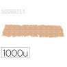 Perles sodertex rondelle bois 3x8mm coloris naturel pack 1000 unites