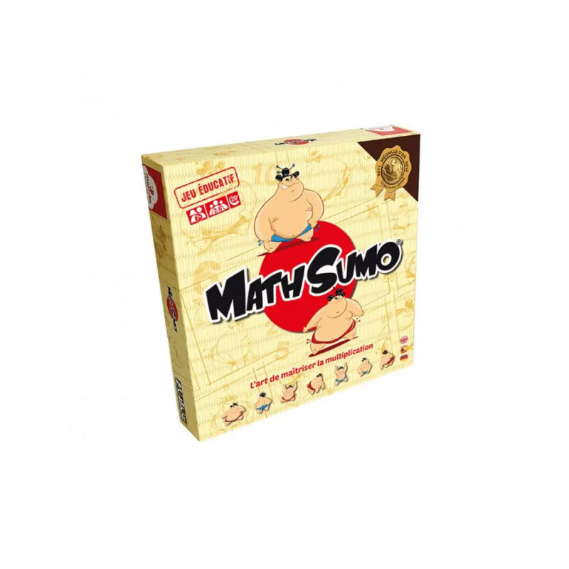 Jeu interdacta mathsumo 1 plateau + 2 pions-sumo + 61 cartes + 1 regle du jeu