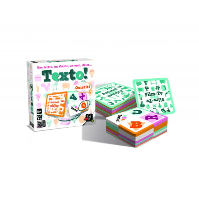 Jeu interdacta texto 60 cartes reversibles + 1 regle du jeu