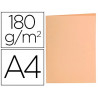 Chemise liderpapel papier cartonne 180g/m2 310x230mm document a4 coloris orange pastel