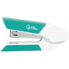 Agrafeuse bureau liderpapel 35x65x130mm 20 feuilles agrafes 26/6 1000 agrafes coloris turquoise