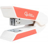 Agrafeuse bureau liderpapel 35x65x130mm 20 feuilles agrafes 26/6 1000 agrafes coloris corail
