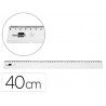 Regle liderpapel plastique incassable transparent 40 cm