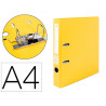 Classeur levier liderpapel a4 documenta carton rembordé 1,9mm dos 52mm rado métallique coloris jaune
