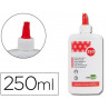 Colle vinylique liderpapel blanche travaux manuels papier autres matériaux rapide adhérence sans solvant pot 250ml
