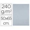Papier cartonne liderpapel 50x65cm 240gr coloris gris paquet 25 feuilles