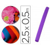 Papier crepon liderpapel rouleau 50cmx2,5m 85gr coloris violet
