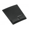 Tapis souris fellowes repose-poignet ergonomique gel mousse protection antibactérienne coloris noir