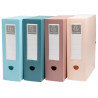 Boite classement exacompta skandi a4 pp recycle fermeture pression dos 100mm coloris assortis