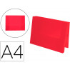 Boite classement liderpapel polypropylene 750 microns dos rigide 50mm a4 210x297mm coloris rouge translucide