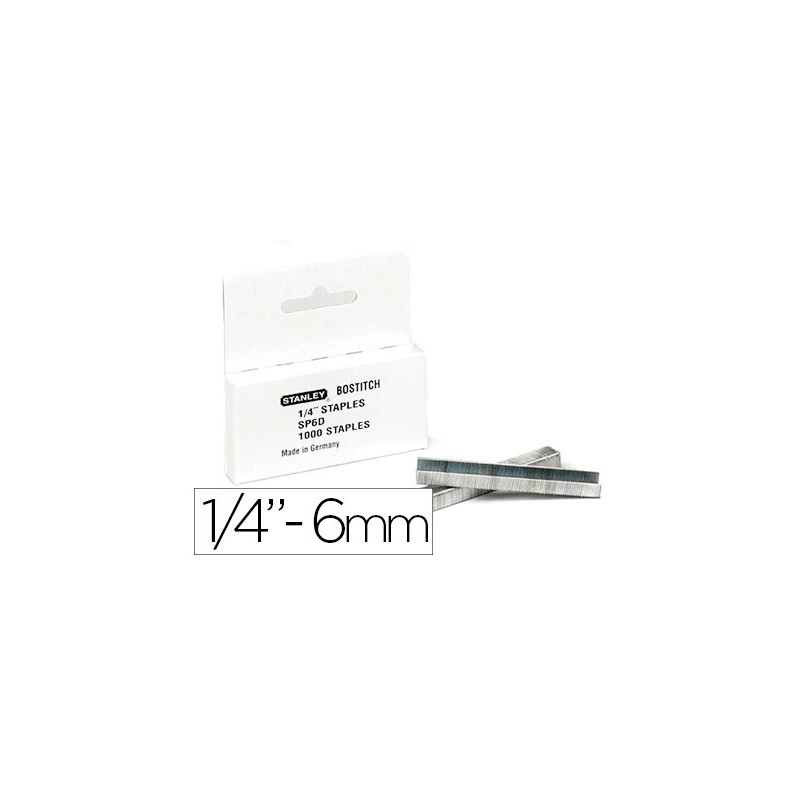 Agrafe bostitch sp6 boîte 1000 unités
