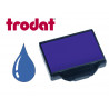 Cassette encrage trodat 6/50b pour tampon metal line 5030/5200/5430/5431/5435/5546 coloris bleu