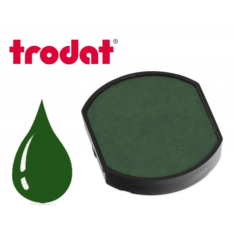 Cassette encrage trodat 6/46030b pour tampon encreur 46030/ 46031 coloris bleu